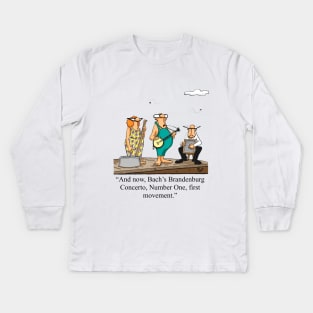 Funny Spectickles Classical Music Humor Kids Long Sleeve T-Shirt